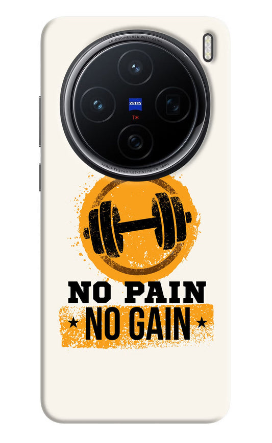 No Pain No Gain Vivo X200 5G Back Cover