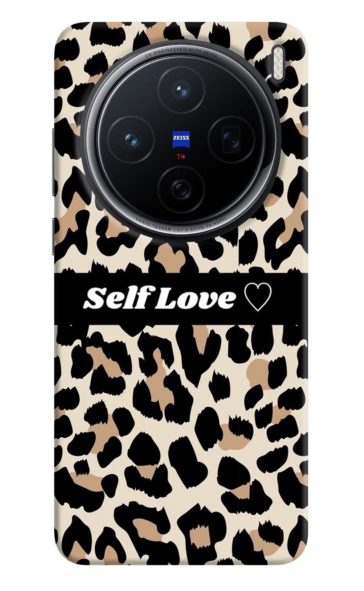 Leopard Print Self Love Vivo X200 5G Back Cover