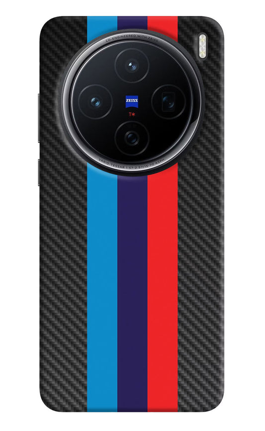 BMW Stripes Pattern Vivo X200 5G Back Cover