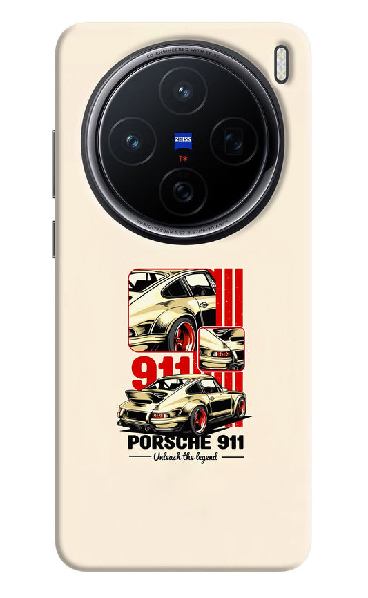 Classic Porsche 911 Vivo X200 5G Back Cover