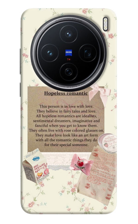 Hopeless Romantic Vivo X200 5G Back Cover