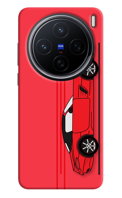 Red Velocity Vivo X200 5G Back Cover