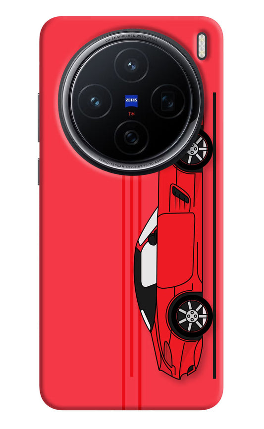 Red Velocity Vivo X200 5G Back Cover