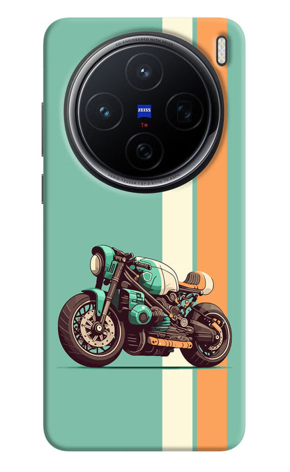 Striped Moto Drift Vivo X200 5G Back Cover