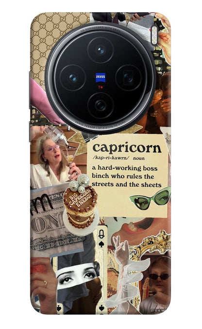Capricorn Zodiac Vivo X200 5G Back Cover