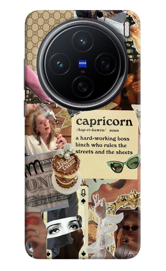 Capricorn Zodiac Vivo X200 5G Back Cover