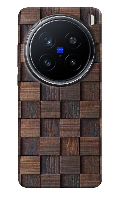 Wooden Cube Design Vivo X200 Pro 5G Back Cover
