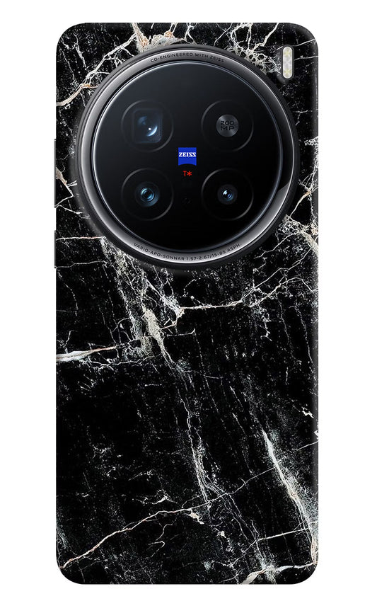 Black Marble Texture Vivo X200 Pro 5G Back Cover