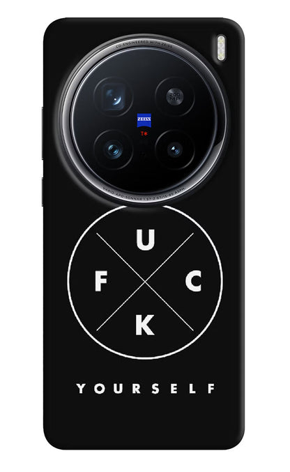 Go Fuck Yourself Vivo X200 Pro 5G Back Cover