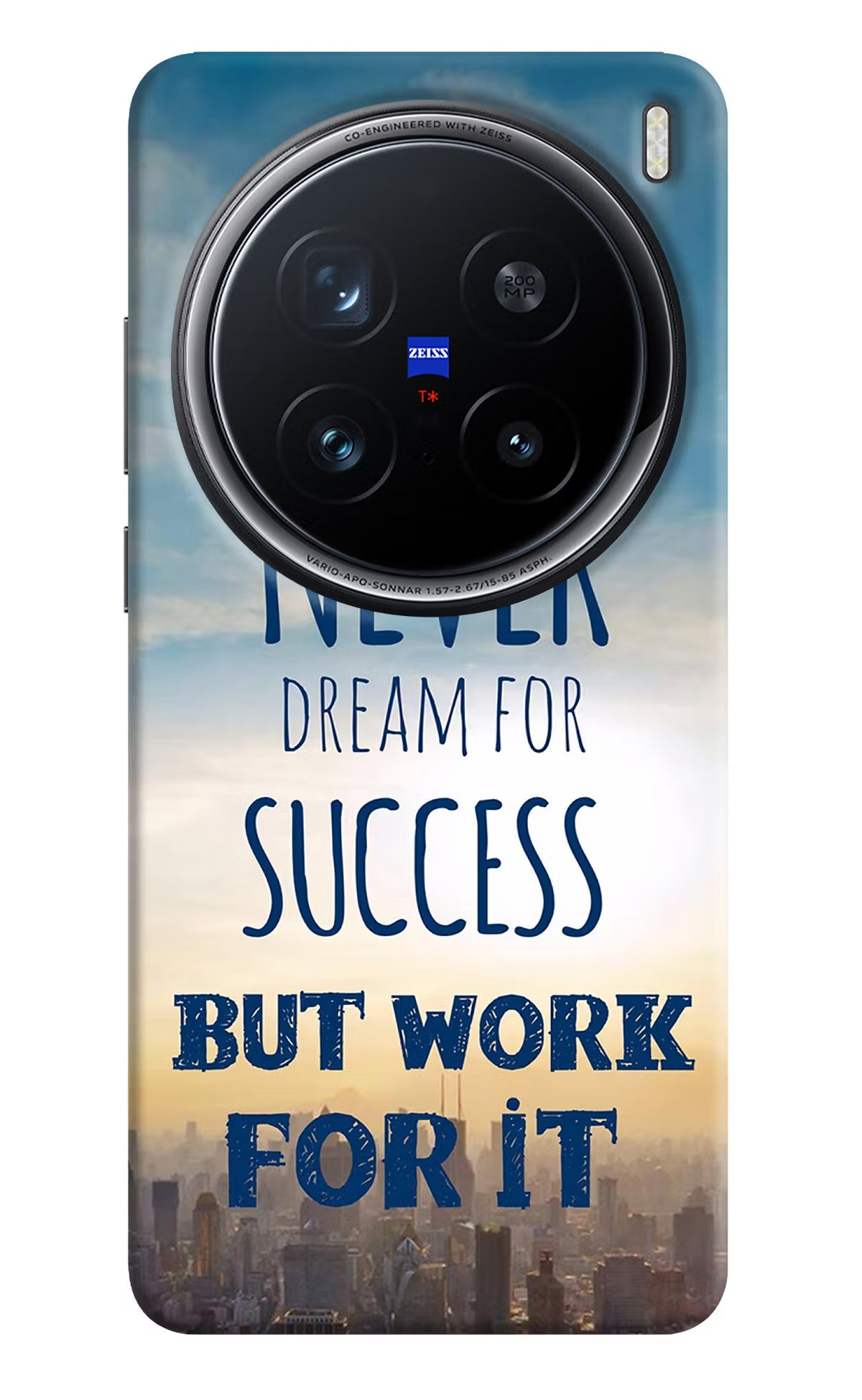 Never Dream For Success But Work For It Vivo X200 Pro 5G Back Cover