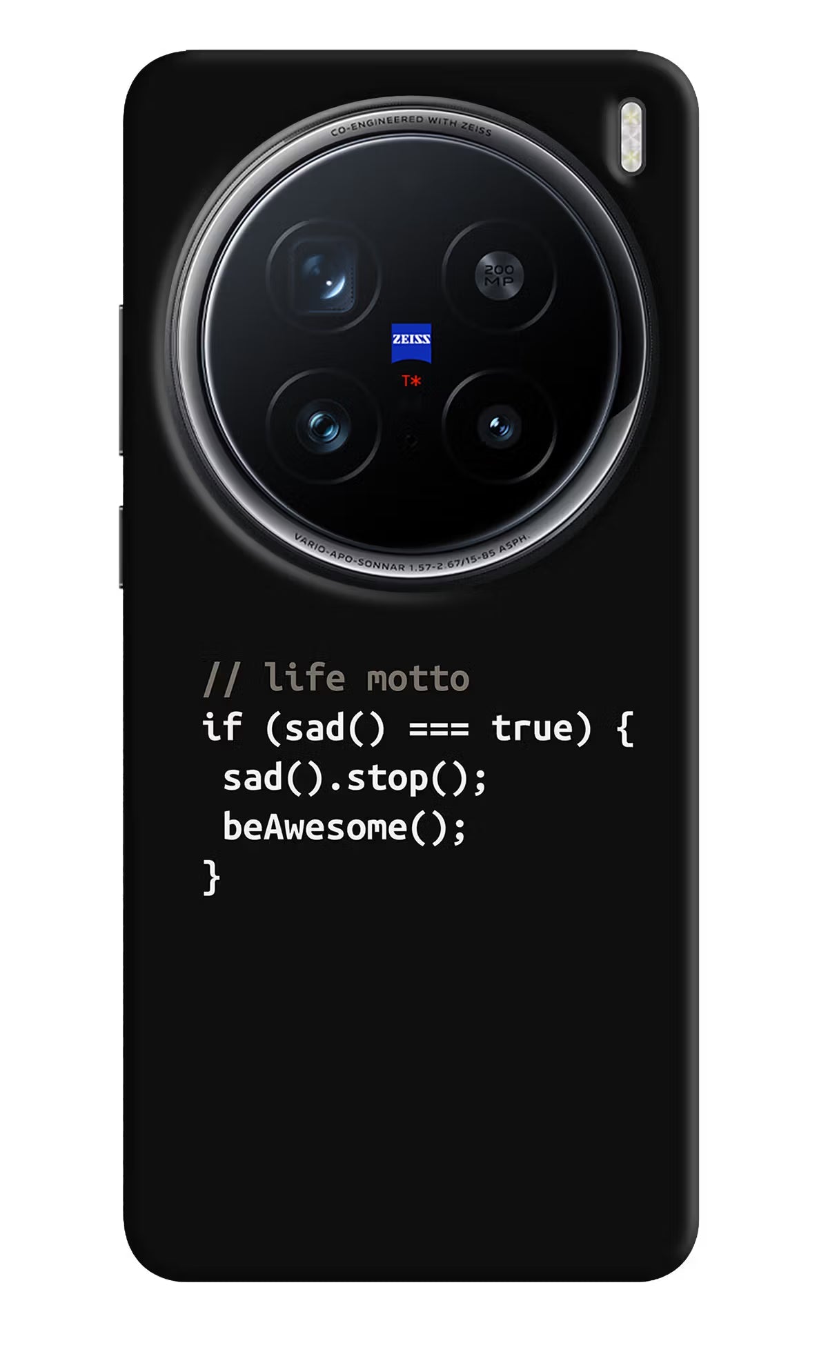 Life Motto Code Vivo X200 Pro 5G Back Cover