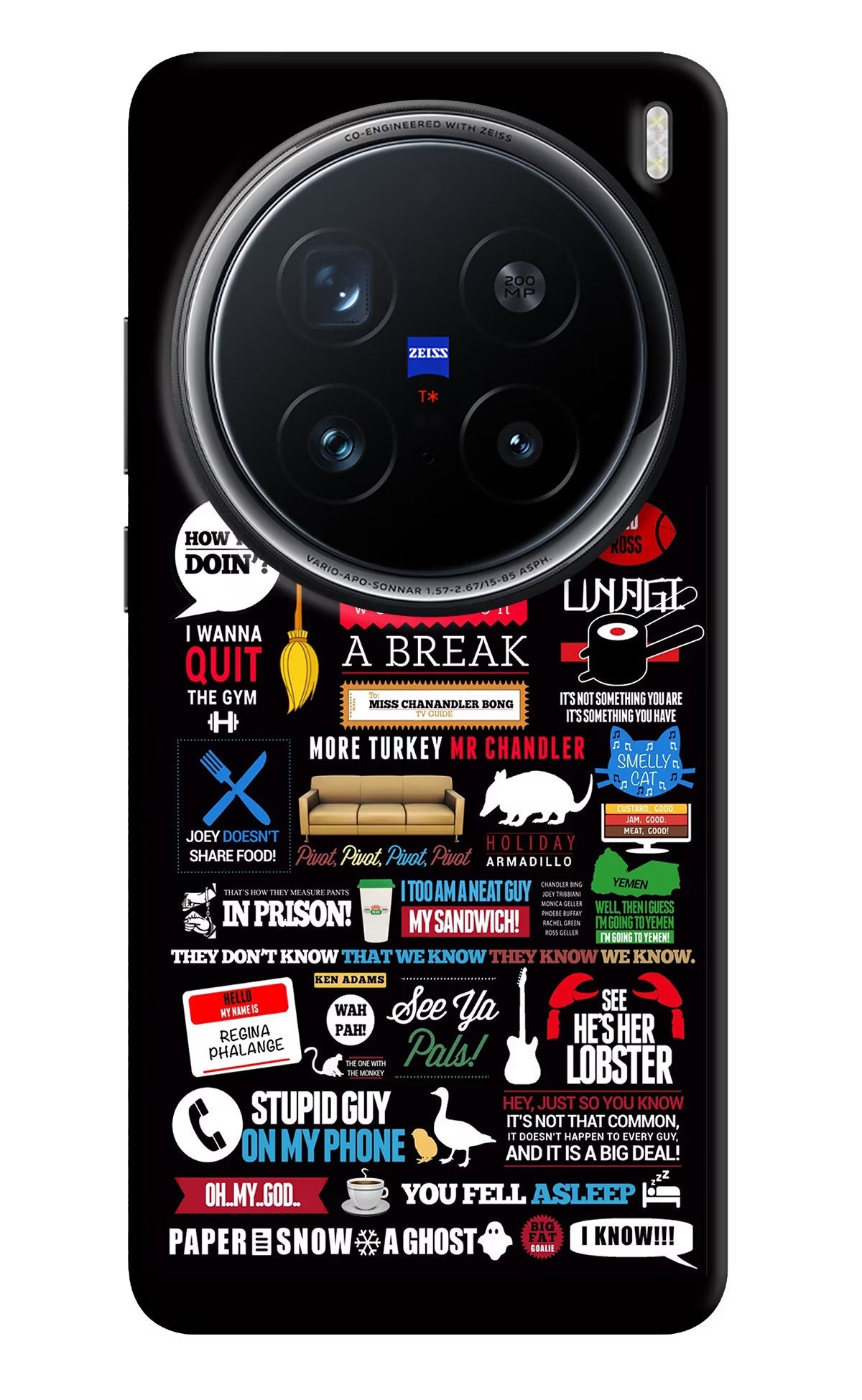 FRIENDS Vivo X200 Pro 5G Back Cover