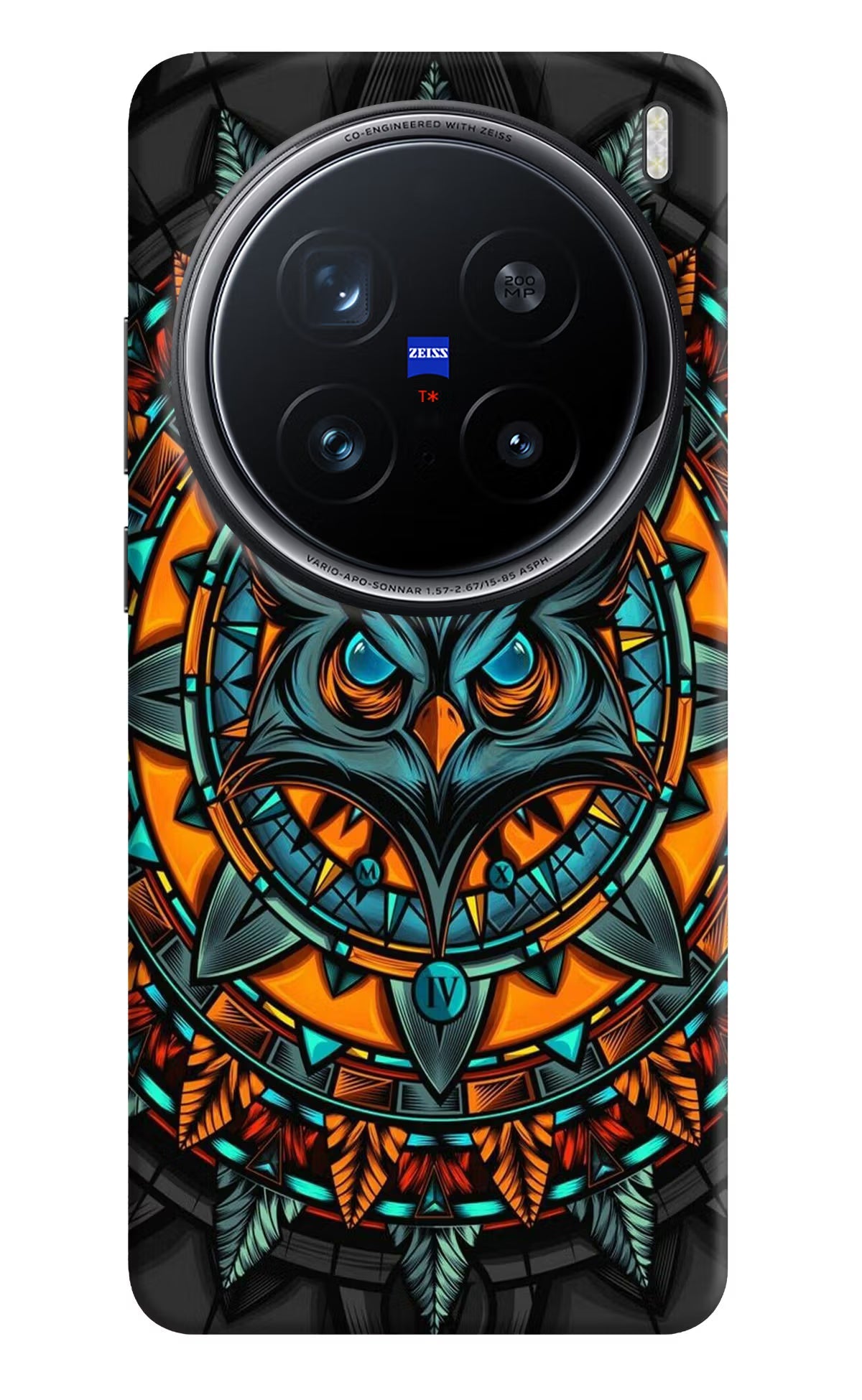 Angry Owl Art Vivo X200 Pro 5G Back Cover