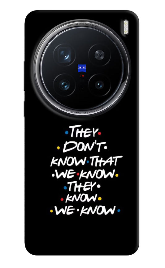 FRIENDS Dialogue Vivo X200 Pro 5G Back Cover
