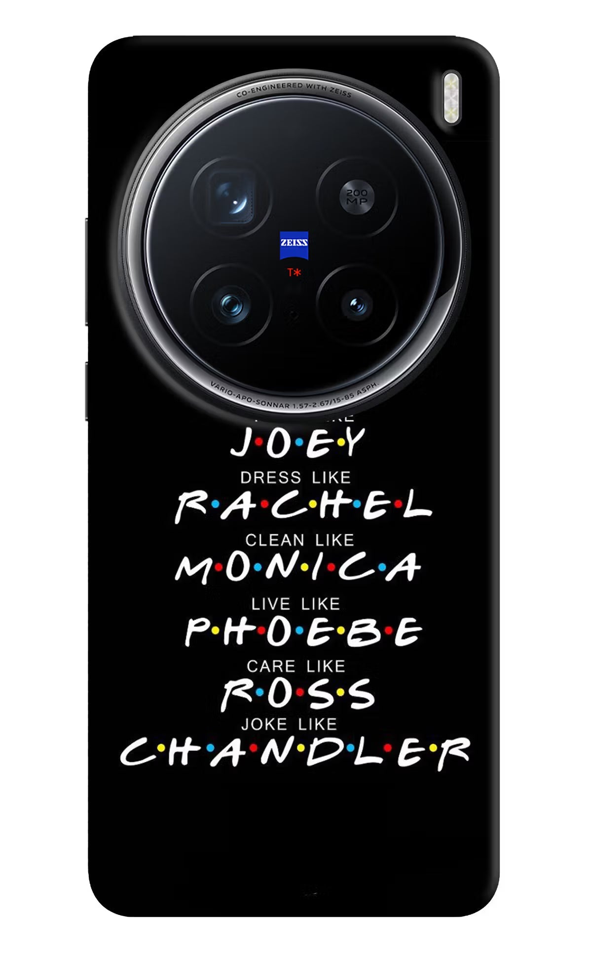 FRIENDS Character Vivo X200 Pro 5G Back Cover