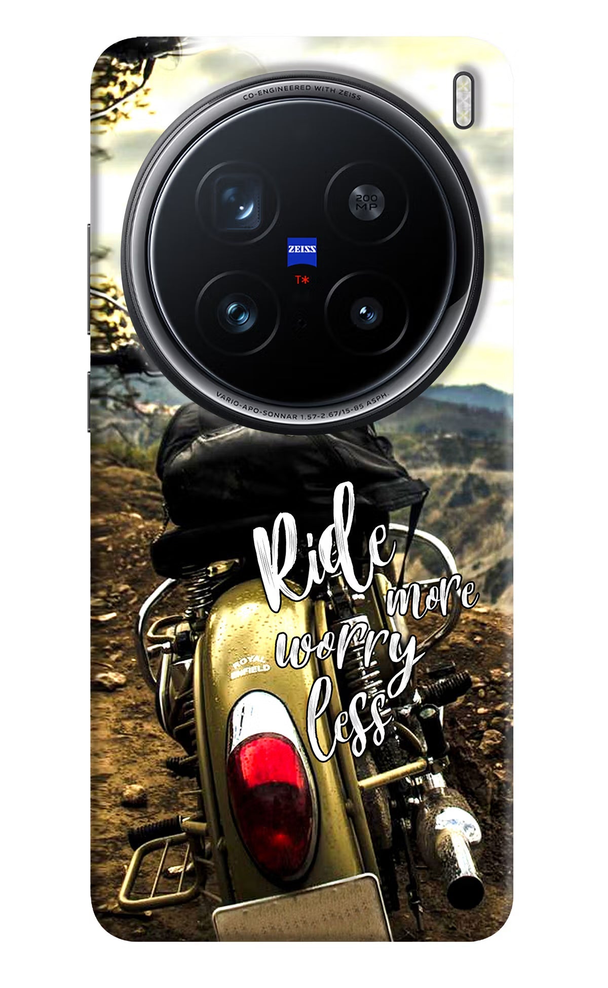 Ride More Worry Less Vivo X200 Pro 5G Back Cover