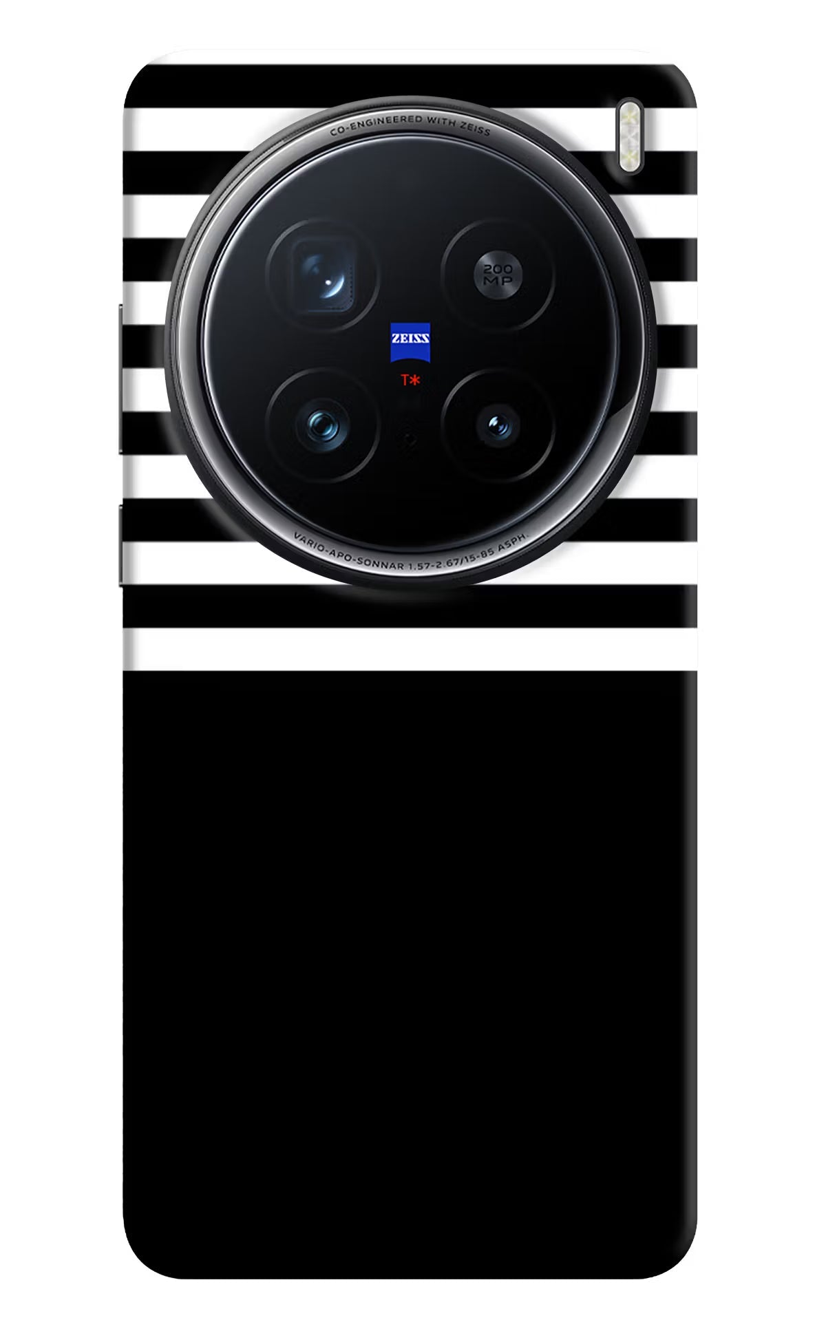 Black and White Print Vivo X200 Pro 5G Back Cover
