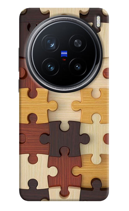 Wooden Puzzle Vivo X200 Pro 5G Back Cover
