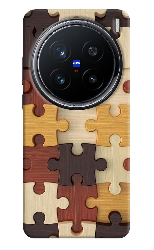 Wooden Puzzle Vivo X200 Pro 5G Back Cover