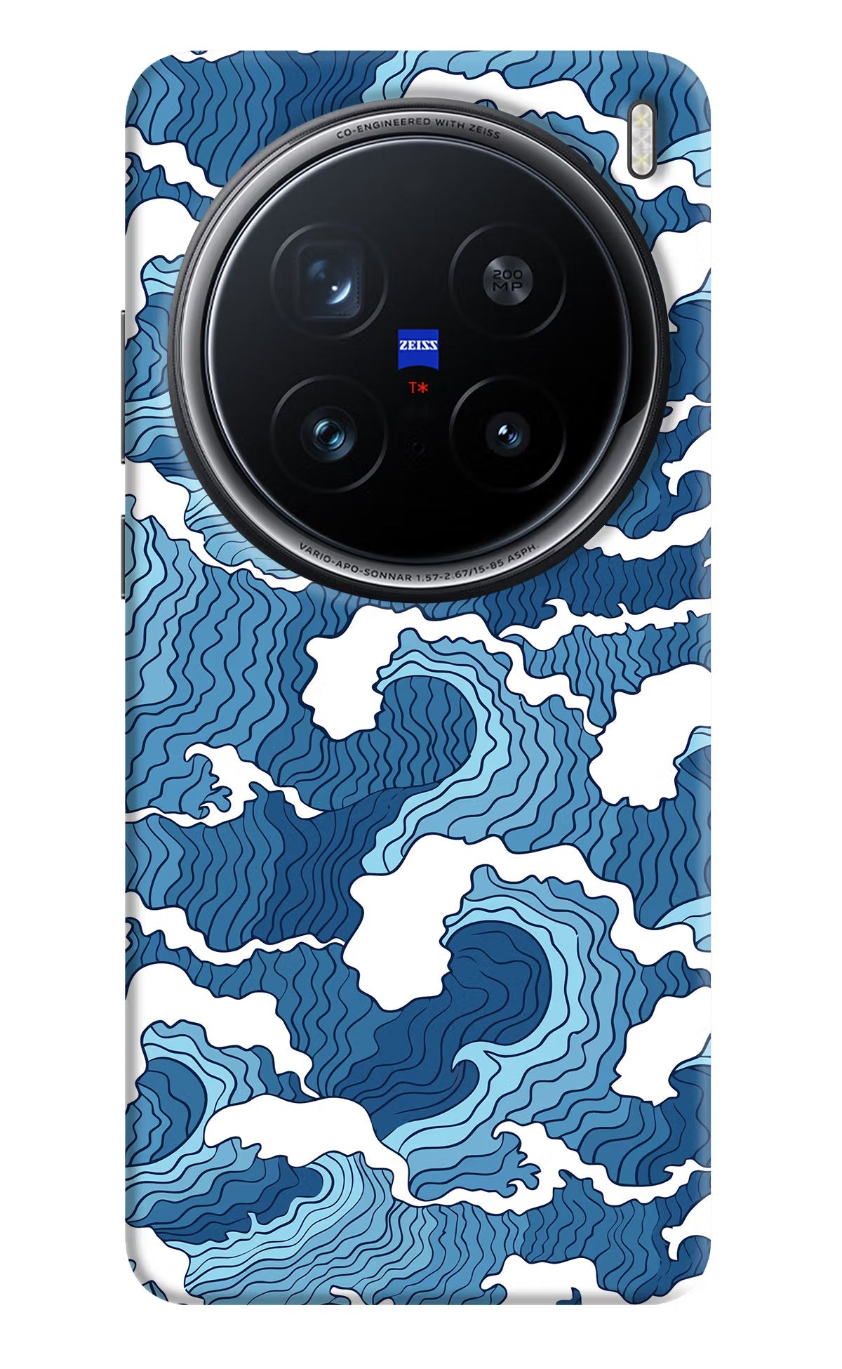 Blue Waves Vivo X200 Pro 5G Back Cover