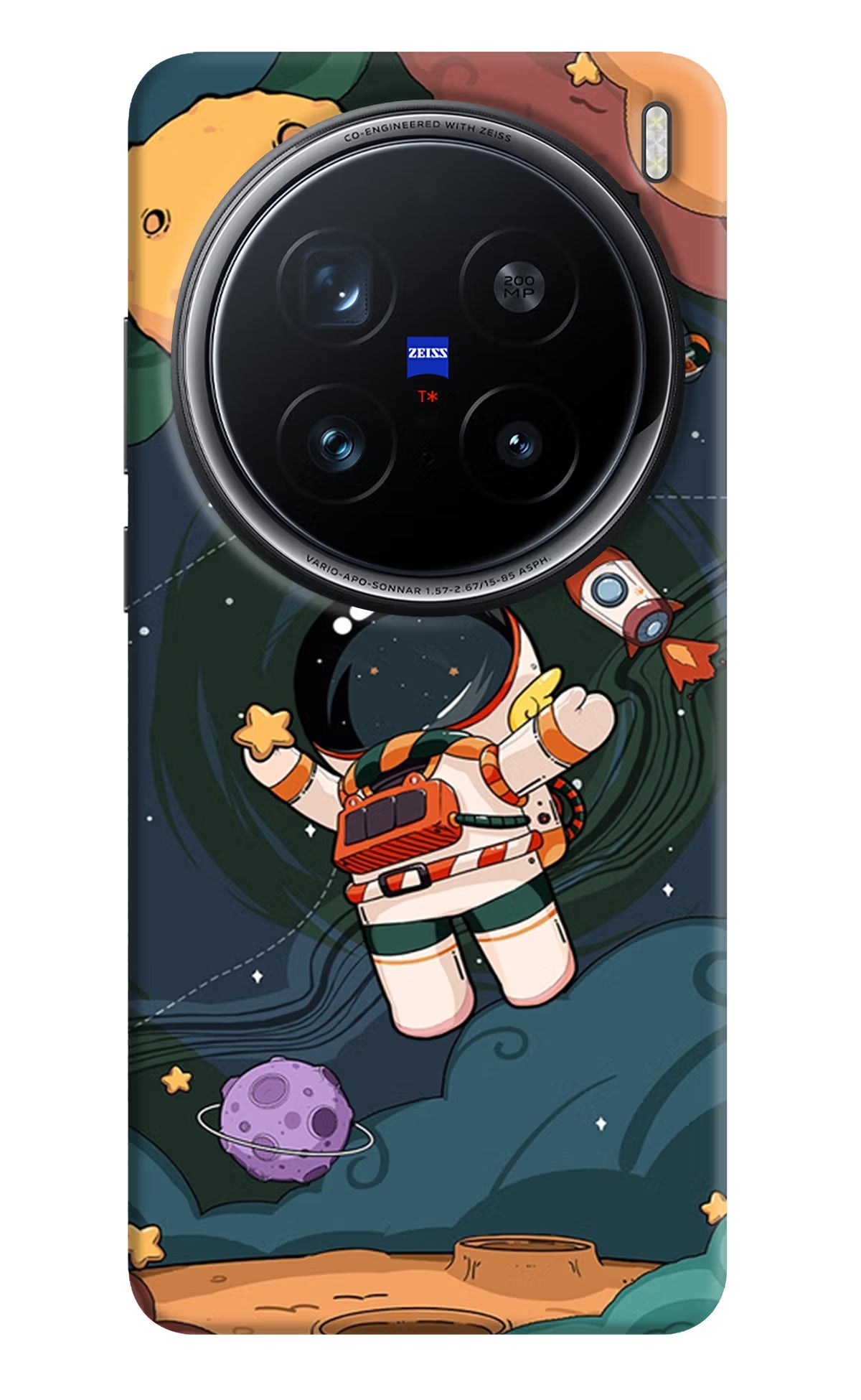 Cartoon Astronaut Vivo X200 Pro 5G Back Cover