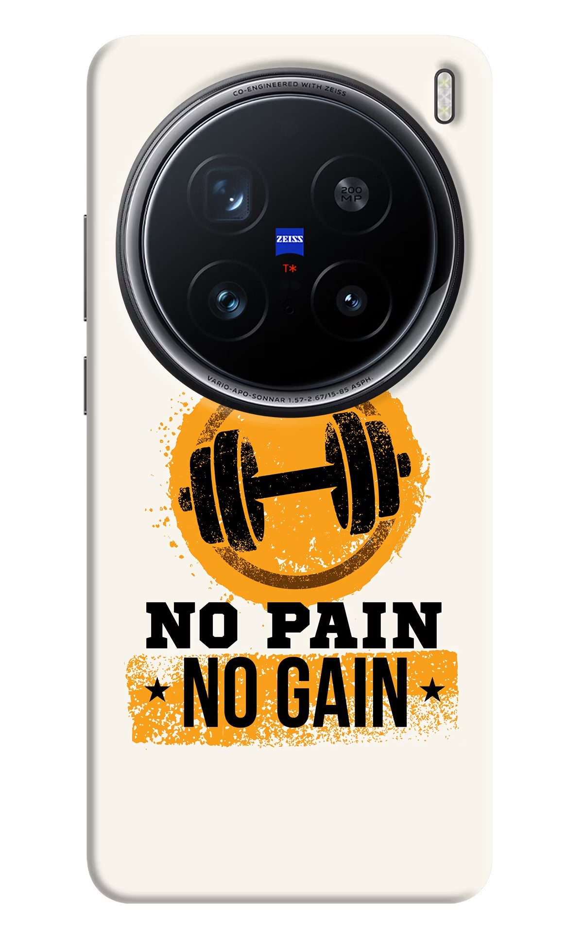No Pain No Gain Vivo X200 Pro 5G Back Cover