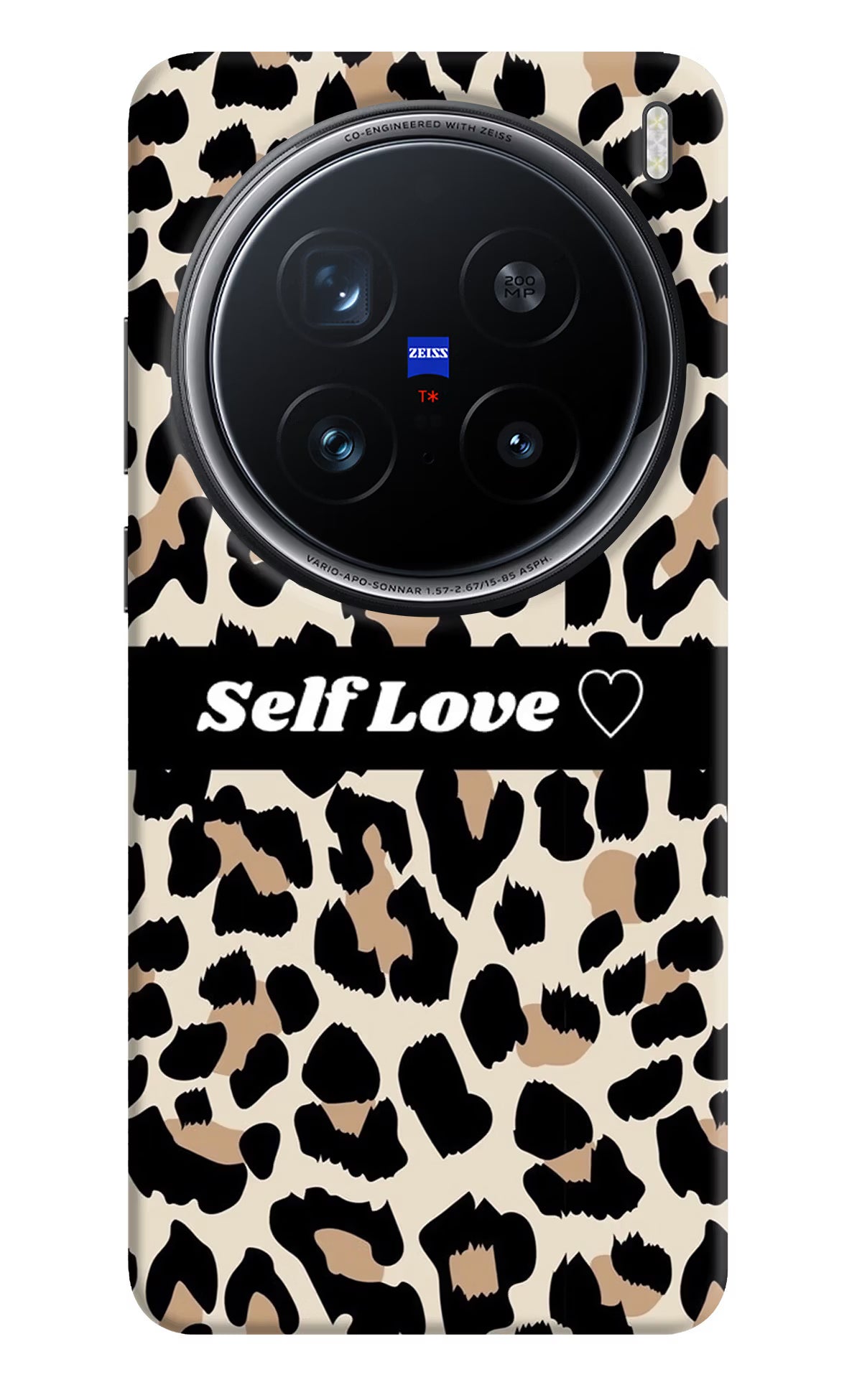 Leopard Print Self Love Vivo X200 Pro 5G Back Cover