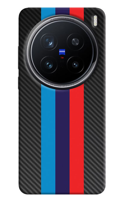 BMW Stripes Pattern Vivo X200 Pro 5G Back Cover