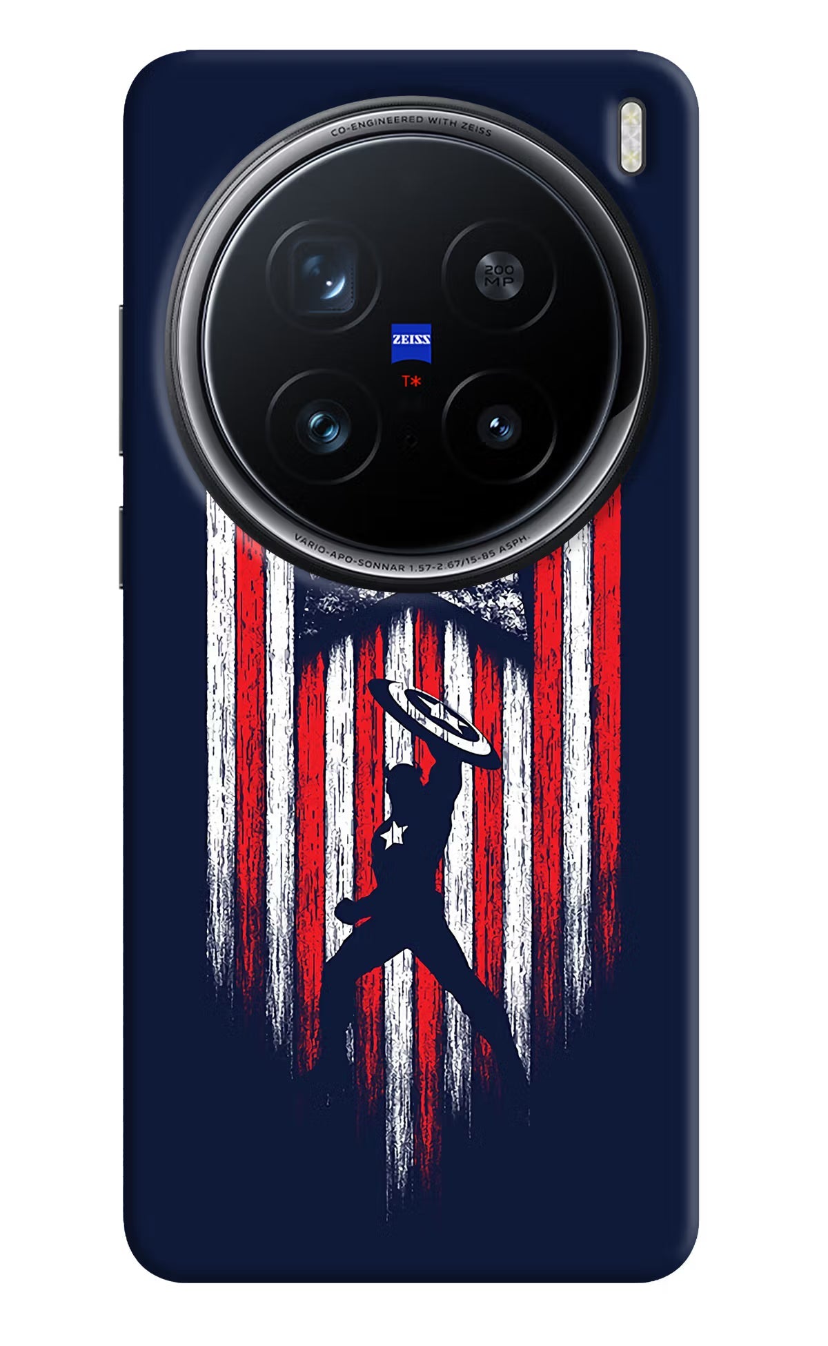 Captain America Marvel Art Vivo X200 Pro 5G Back Cover