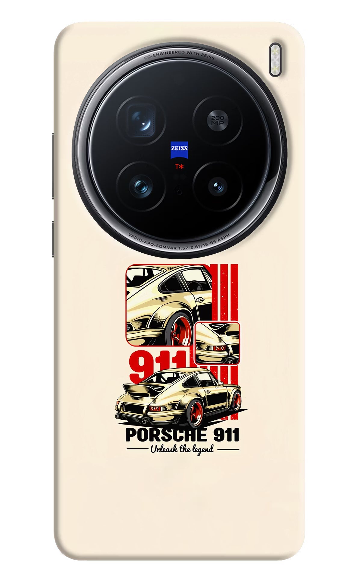 Classic Porsche 911 Vivo X200 Pro 5G Back Cover