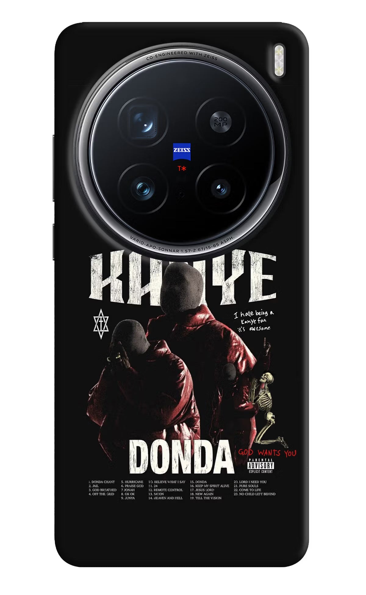 Donda Kanye West Vivo X200 Pro 5G Back Cover