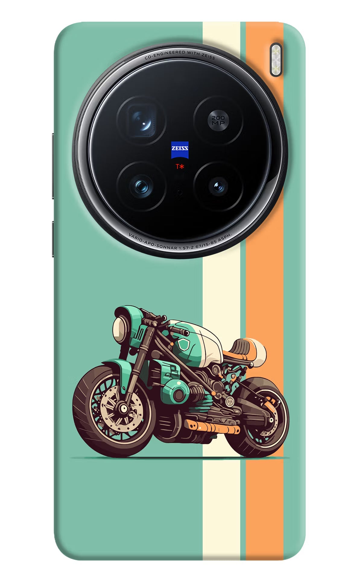 Striped Moto Drift Vivo X200 Pro 5G Back Cover