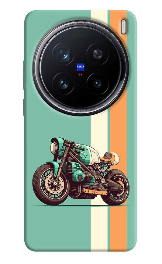 Striped Moto Drift Vivo X200 Pro 5G Back Cover
