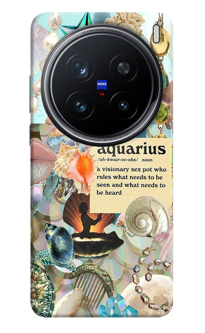 Aquarius Zodiac Vivo X200 Pro 5G Back Cover