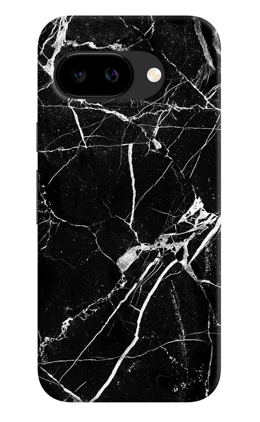 Black Marble Pattern Google Pixel 9a Back Cover Hard Case - Hello Swanky