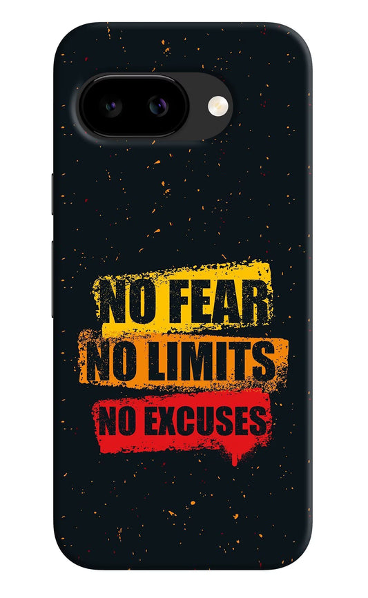 No Fear No Limits No Excuse Google Pixel 9a Back Cover Hard Case - Hello Swanky