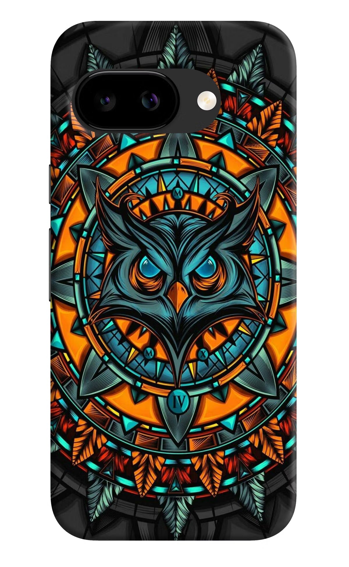 Angry Owl Art Google Pixel 9a Back Cover Hard Case - Hello Swanky