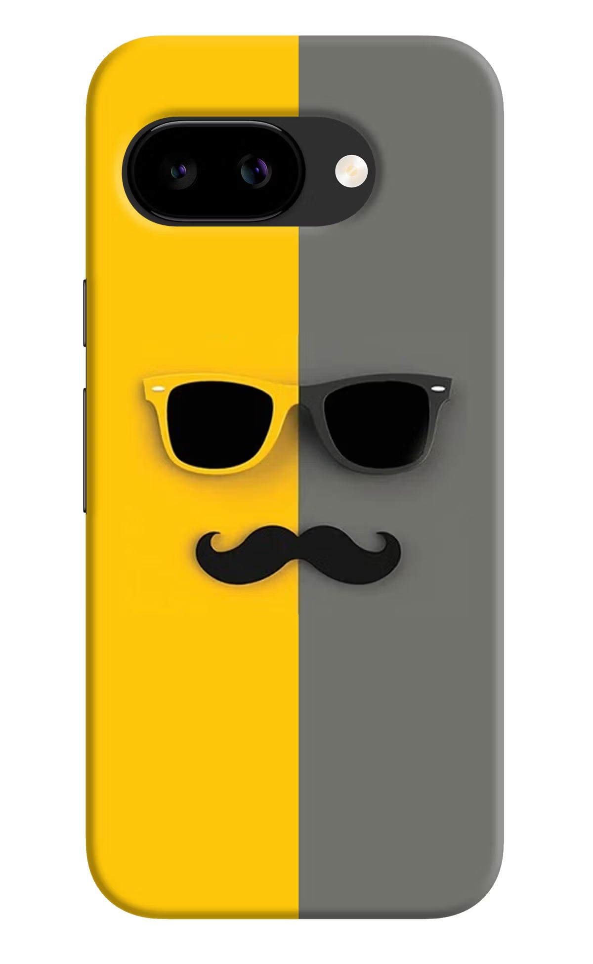 Sunglasses with Mustache Google Pixel 9a Back Cover Hard Case - Hello Swanky