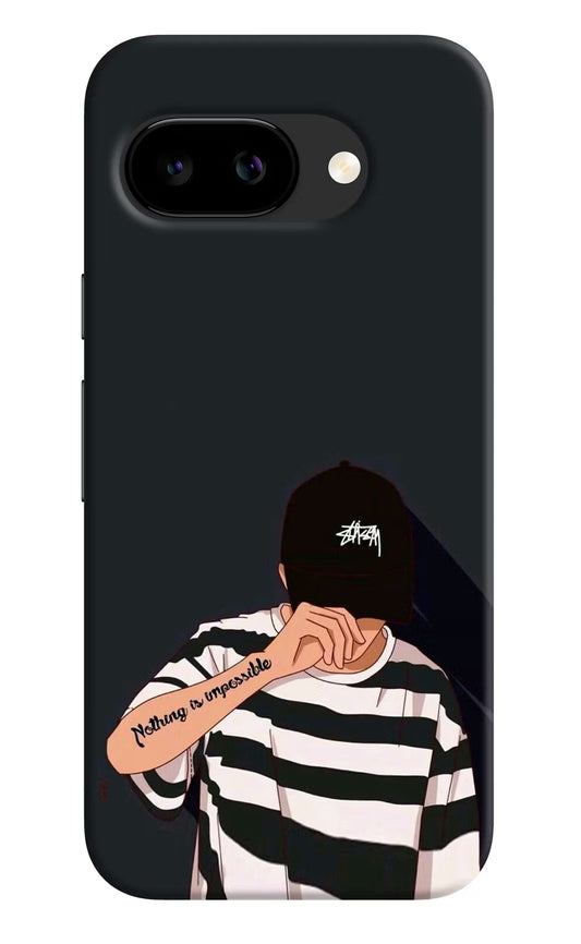 Aesthetic Boy Google Pixel 9a Back Cover Hard Case - Hello Swanky