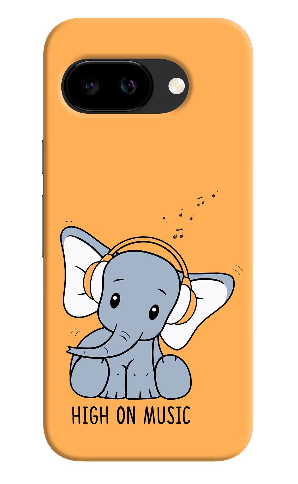 High On Music Google Pixel 9a Back Cover Hard Case - Hello Swanky