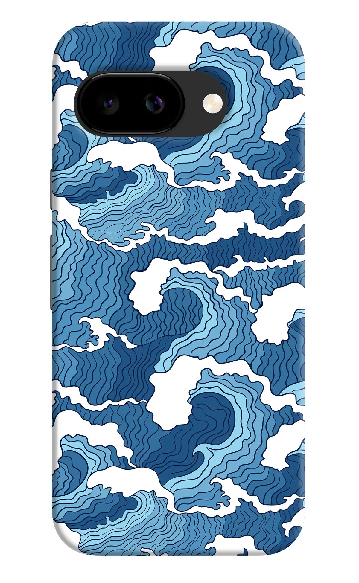 Blue Waves Google Pixel 9a Back Cover Hard Case - Hello Swanky