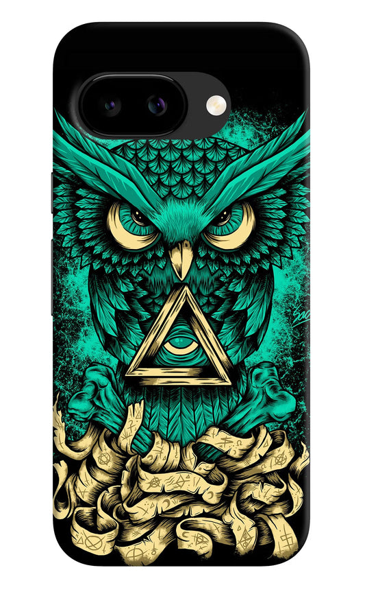Green Owl Google Pixel 9a Back Cover Hard Case - Hello Swanky