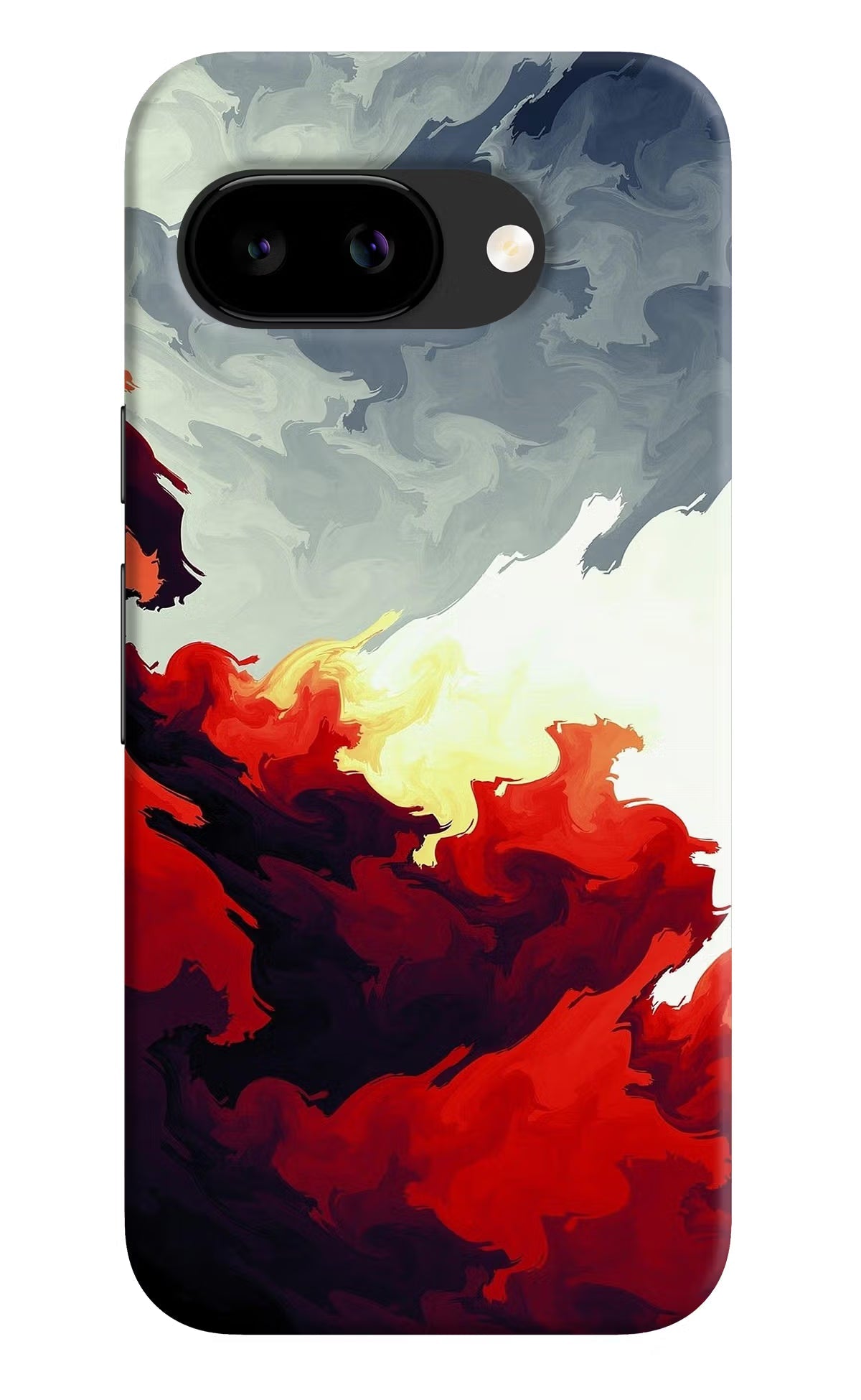 Fire Cloud Google Pixel 9a Back Cover Hard Case - Hello Swanky