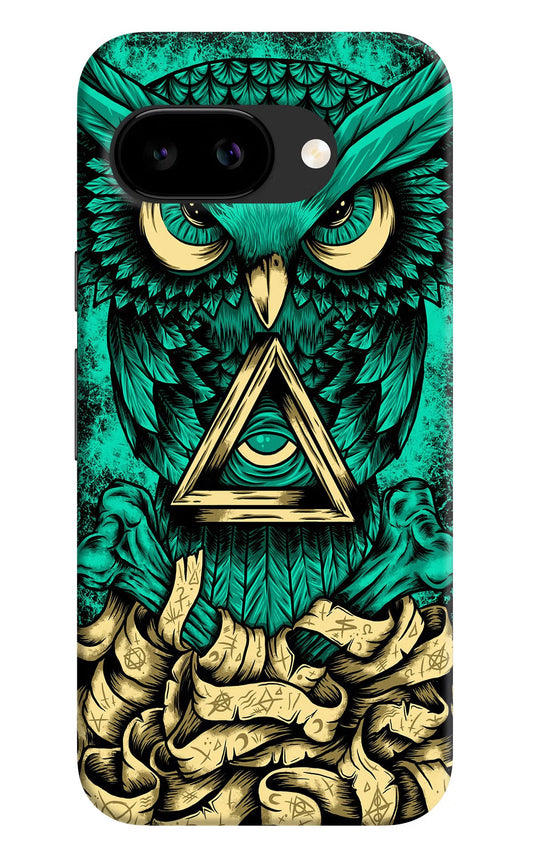 Green Owl Google Pixel 9a Back Cover Hard Case - Hello Swanky
