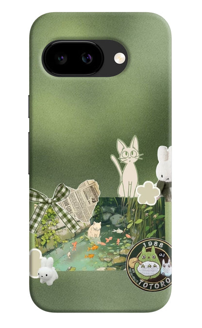 Aesthetic Anime Google Pixel 9a Back Cover Hard Case - Hello Swanky