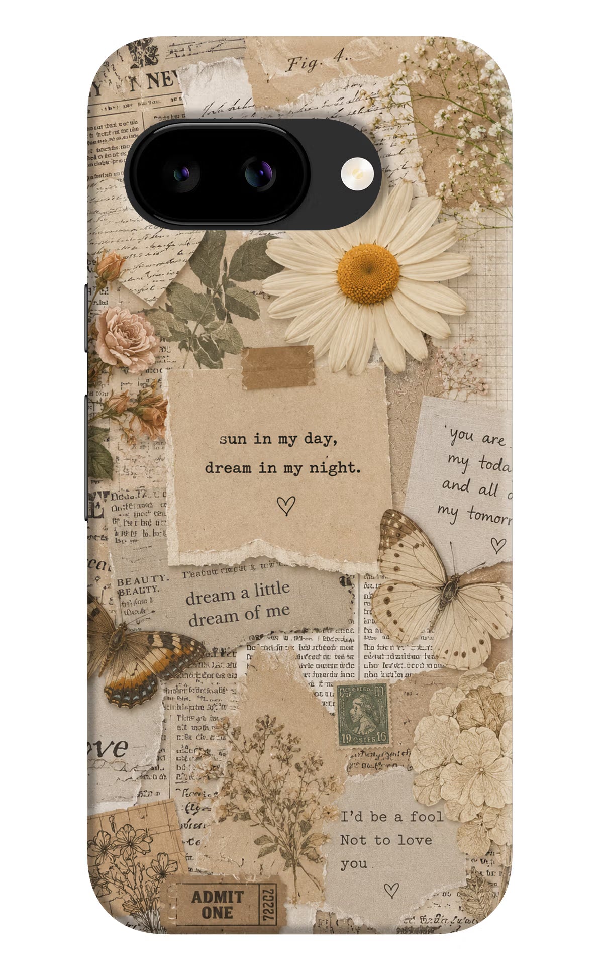 Vintage Case Google Pixel 9a Back Cover Hard Case - Hello Swanky