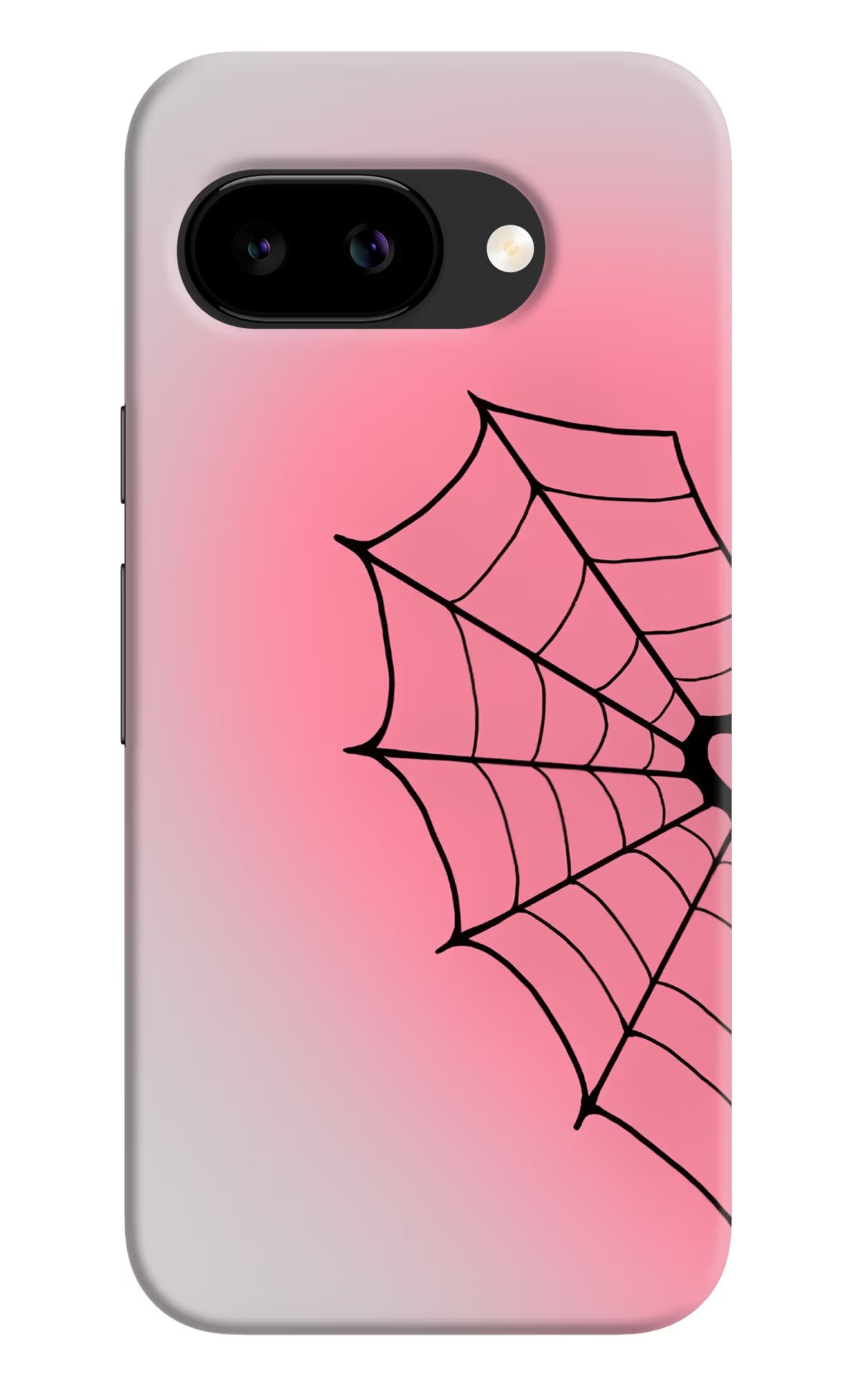 Pink Web Google Pixel 9a Back Cover Hard Case - Hello Swanky