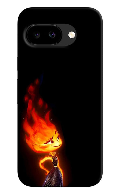 Ember Flame Google Pixel 9a Back Cover Hard Case - Hello Swanky