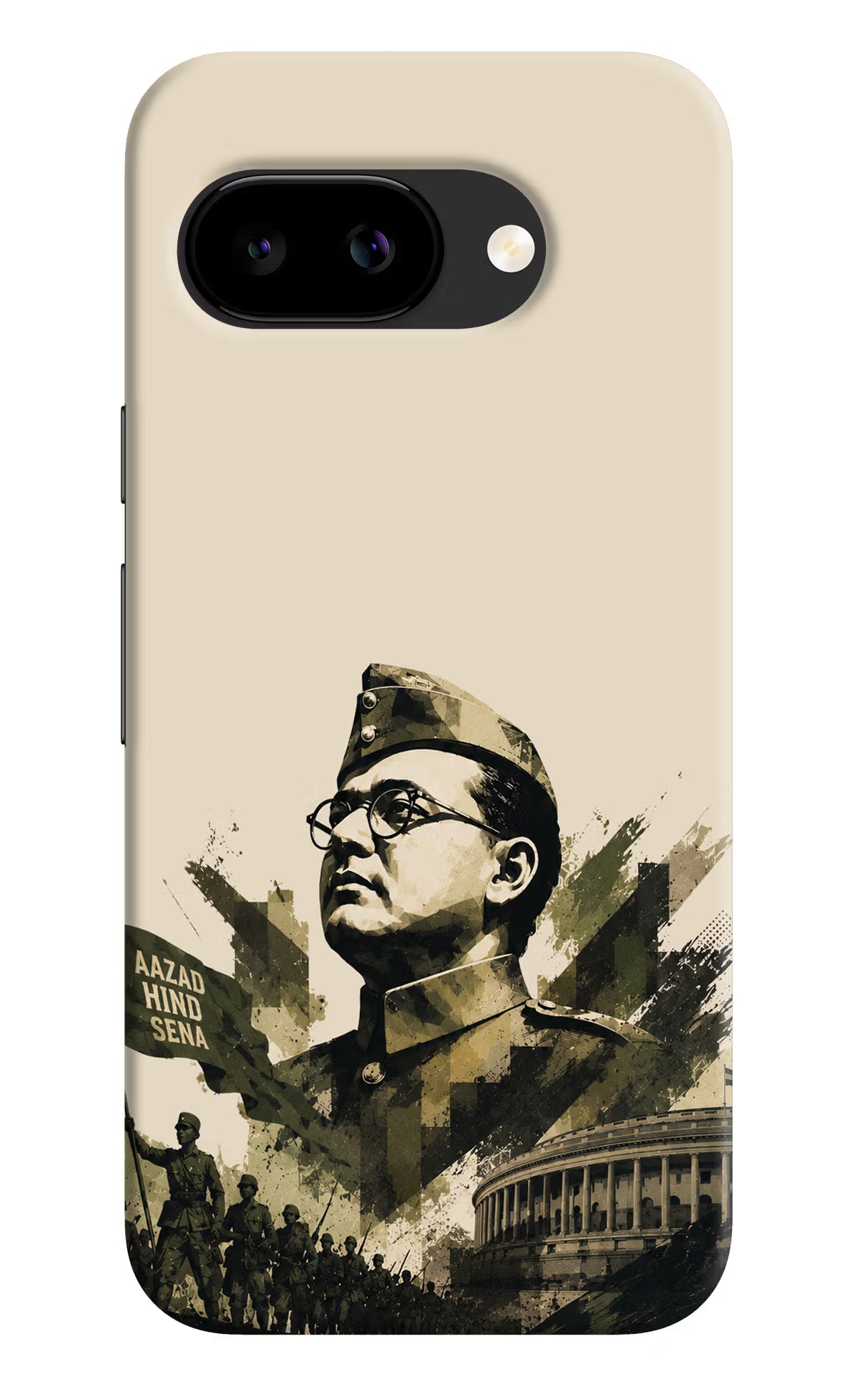 Netaji Rising Google Pixel 9a Back Cover Hard Case - Hello Swanky