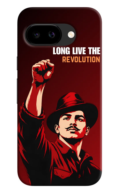 Bhagat Singh Revolution Google Pixel 9a Back Cover Hard Case - Hello Swanky